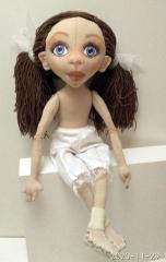 фотография Кукла текстильная с рельефным лицом