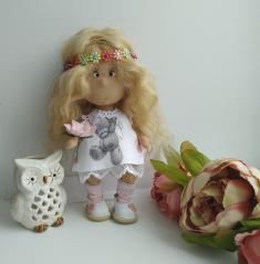 изображение Текстильная кукла малышка