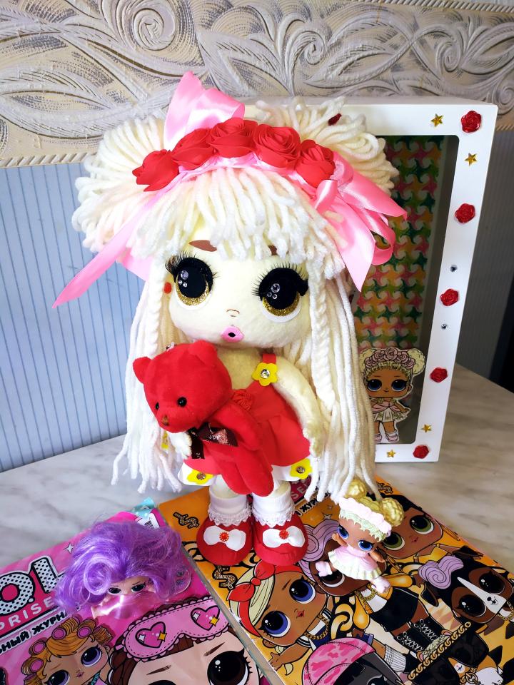 фото Текстильная кукла Flower Child