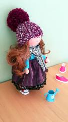 изображение Кукла тыквоголовка Нэтти в шапочке