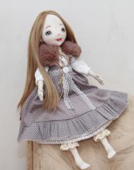 фото Текстильная кукла Марусенька