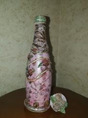 изображение Бутылка "Розы" декоративная