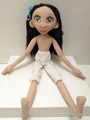 картинка Кукла текстильная с рельефным лицом