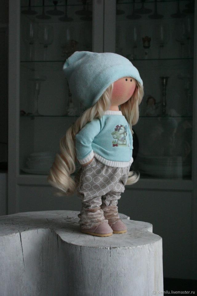 фото Интерьерная текстильная кукла "Ева""