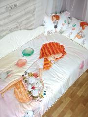 фото Комплект постельного для девочки 
