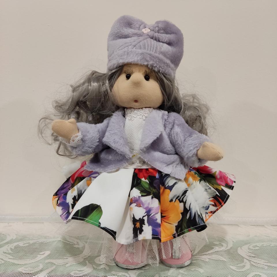 фото Текстильная кукла Варенька