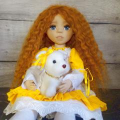 изображение Текстильная интерьерная кукла Алиса