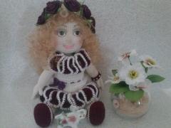 изображение Детская вязаная кукла Анюта