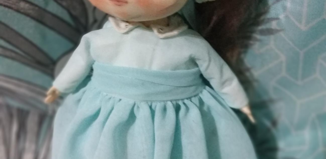 Фото для материала: Авторская текстильная кукла Старшая сестра 4000р