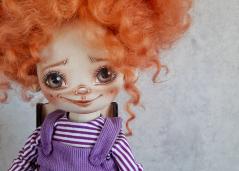фото Текстильная интерьерная кукла