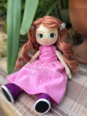 изображение Текстильная кукла Рыжуля
