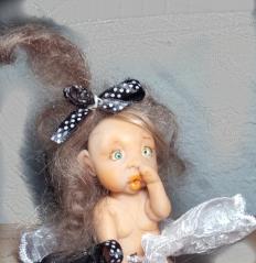 картинка Кукла из полимерной глины