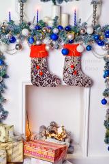 фотография Рождественский парчовый сапожок