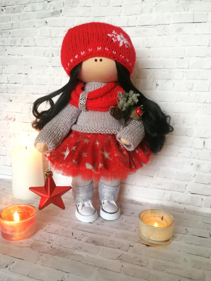 фото Новогодняя Куколка Гномик 