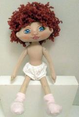 фотография Кукла текстильная с нарисованным лицом