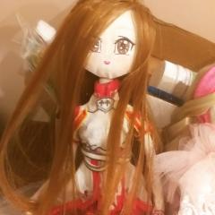 фото Авторская кукла Асна в стиле анимэ