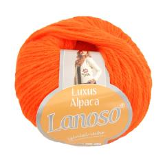 фото Оранжевая пряжа Lanoso Luxus Alpaca 