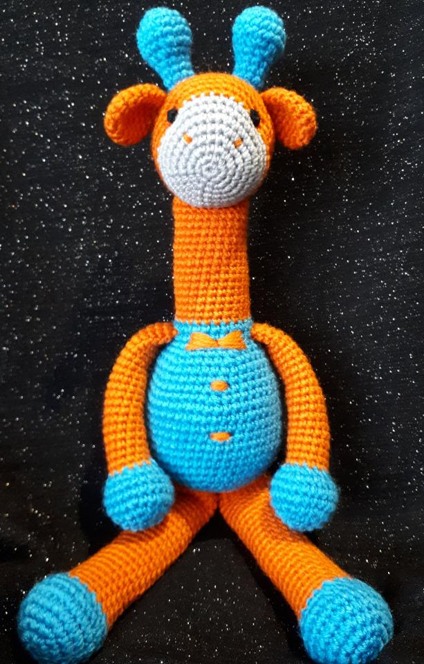 фото Жираф игрушка амигуруми