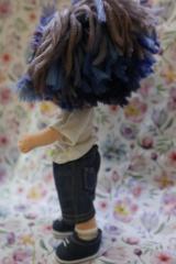 фотография Куколка с синими волосами